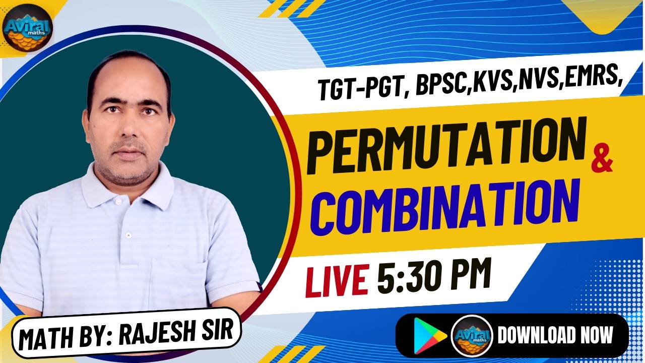 TGT-PGT, BPSC,KVS,NVS,EMRS Math Practice | Rajesh sir |