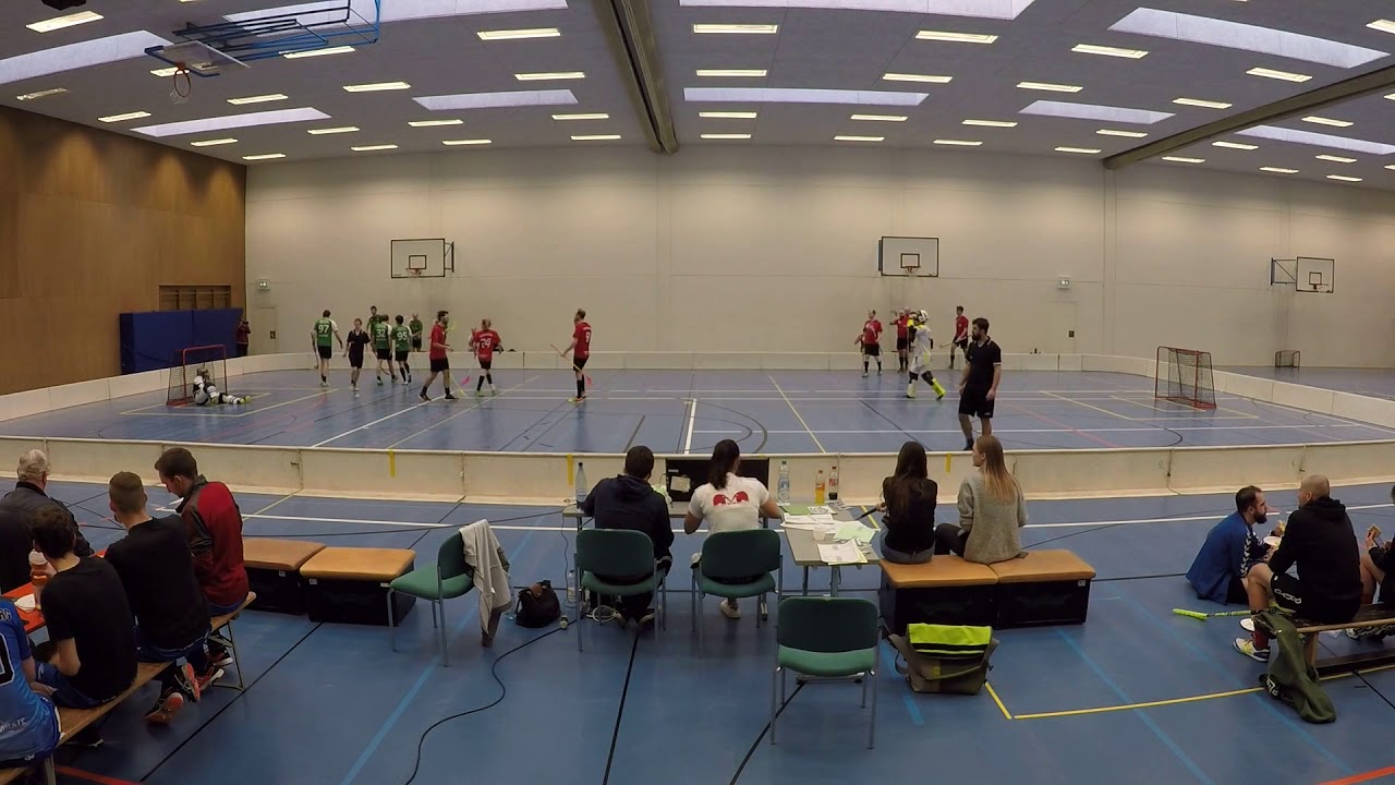 Tor  0:2  Corinna Gable (Johannes Heimgärtner)  Floorball Mannheim vs DJK Giants Karlsruhe-Ost