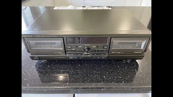 Technics RS-TR373 Repair no sound issue Vintage 1990s Cassette Deck