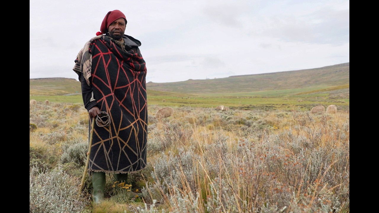 Still from The mountain men behind Lesotho's wool wealth