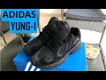 Adidas Yung 1 Full Black Shoes Unboxing Review (size: 43,5)