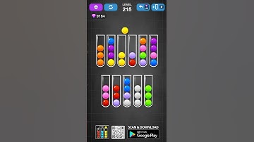 Ball Sort Puzzle Solution Level 215