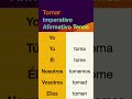 How to conjugate Spanish verb Tomar (to take, to have (something to eat or to drink)) in Imperativo