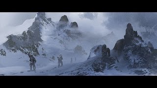 How to paint Snow Mountains