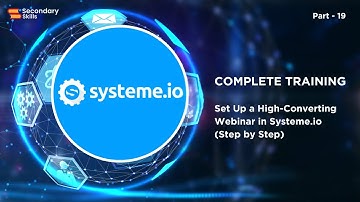 📅 Set Up a High-Converting Webinar in Systeme.io (Step by Step) | Lesson 19