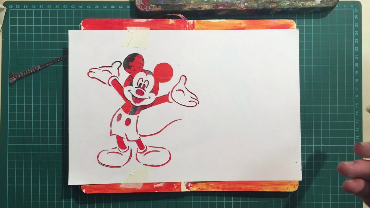 HOW TO MAKE STENCIL for SPRAY PAINT ART by Skech 