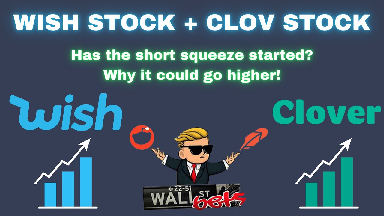 ContextLogic Inc WISH Stock + CLOV Stock 2 Short squeeze have exploded! 2 of Redditt's favorites