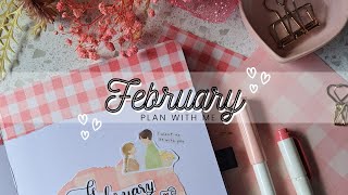 February 2025 Plan with Me | Season of Love 💖 | Bullet Journal Setup