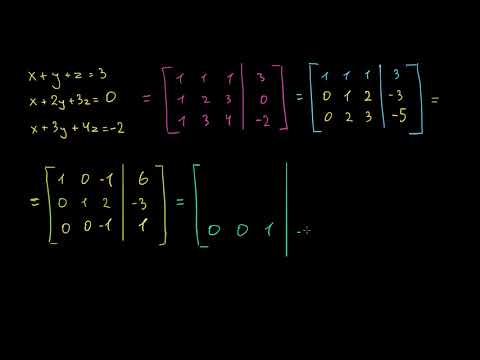 მატრიცული წრფივი სისტემების ამოხსნა