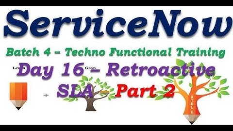 Batch4 :: Day 16|| Retroactive SLA  - Part 2||ServiceNow Functional Training ||Quebec #Shorts #Short