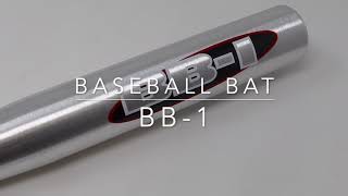 Présentation de la batte de baseball BB-1 en aluminium