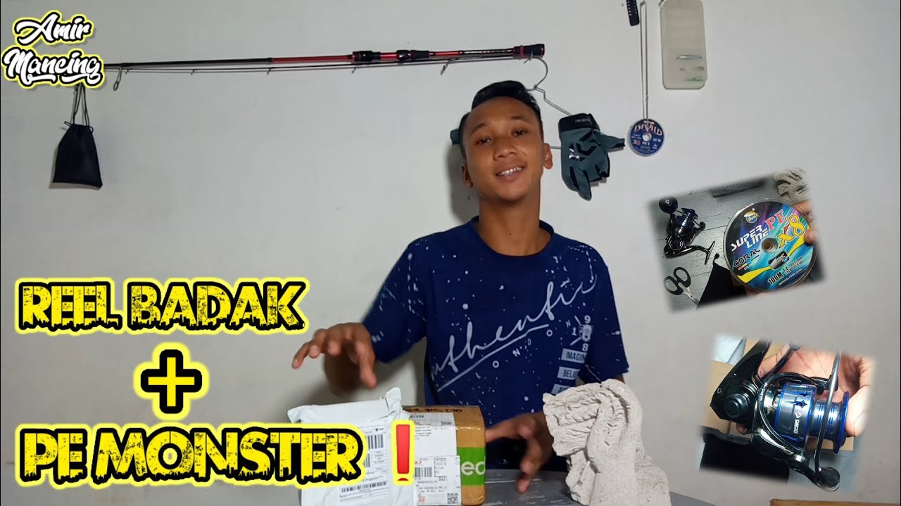 UNBOXING Reel Sekuat Badak Bikin Ikan kabur Kalang Kabut | Reel Daido Trisula SaltWater Dan PE Orca