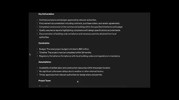 Create a Project Charter with ChatGPT