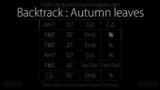 Autumn leaves : Backing track