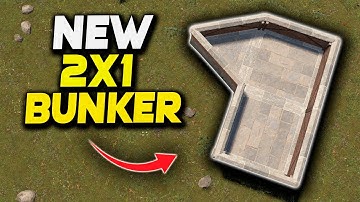 New Rare 2x1 Bunker in Rust 2025 / Rust Building Tutorial