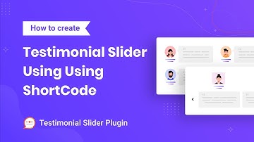 How to Create Testimonial Slider Using ShortCode With WordPress Testimonial Slider Plugin