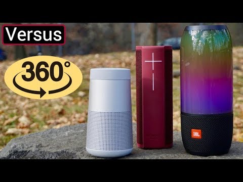 JBL Pulse 3 Vs UE Blast Vs Bose Soundlink Revolve - 360 Degree Speakers Compared