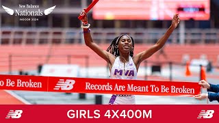 Girls 4x400m Relay - New Balance Nationals Indoor 2024