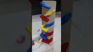 ASMR marble run with slow and reverse effects #asmr #satisfying #asmrsounds #marblerun #sensoryplay