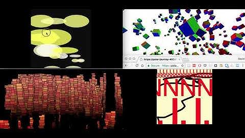 interact in P5js with sockets.io and heroku server...