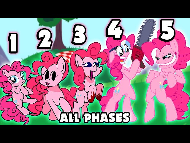 Pinkie Pie ALL PHASES | Friday Night Funkin' VS Pinkie Pie | A Little Sugar Port (FNF Mod) class=