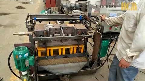 QMY4-30 mobile block making machine working video