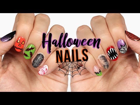 New Nail Art 2018 10 Halloween Nail Art Design Compilation
