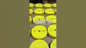 Have you ever thought our Micro Gainz dumbbell plates look like Pac-Man?? ￼