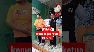 Penuh Kelucuan Pidato Kemenangan Ketua Rt Yang Baru Berdemokrasi Di Mulai Dari Lingkup Rt