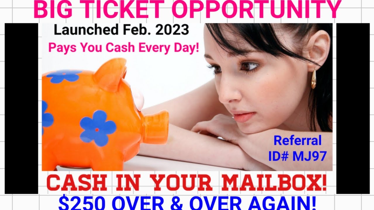 Big Ticket Mailbox Money Direct Mail Home Business Opportunity Mailing