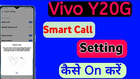 Vivo Y20G Smart Call Setting || How To Smart Call Setting On Vivo Y20G || Technical Akash