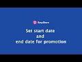 Promotion  how to set promotion date   eng