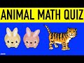 ANIMAL MATH QUIZ - 5 Challenging Animal Math Test Questions and Answers