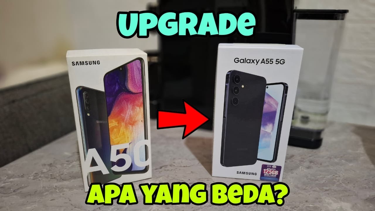 Upgrade Samsung Galaxy | Apa Perbedaan A50 Dengan A55 5G? - Vlog #238