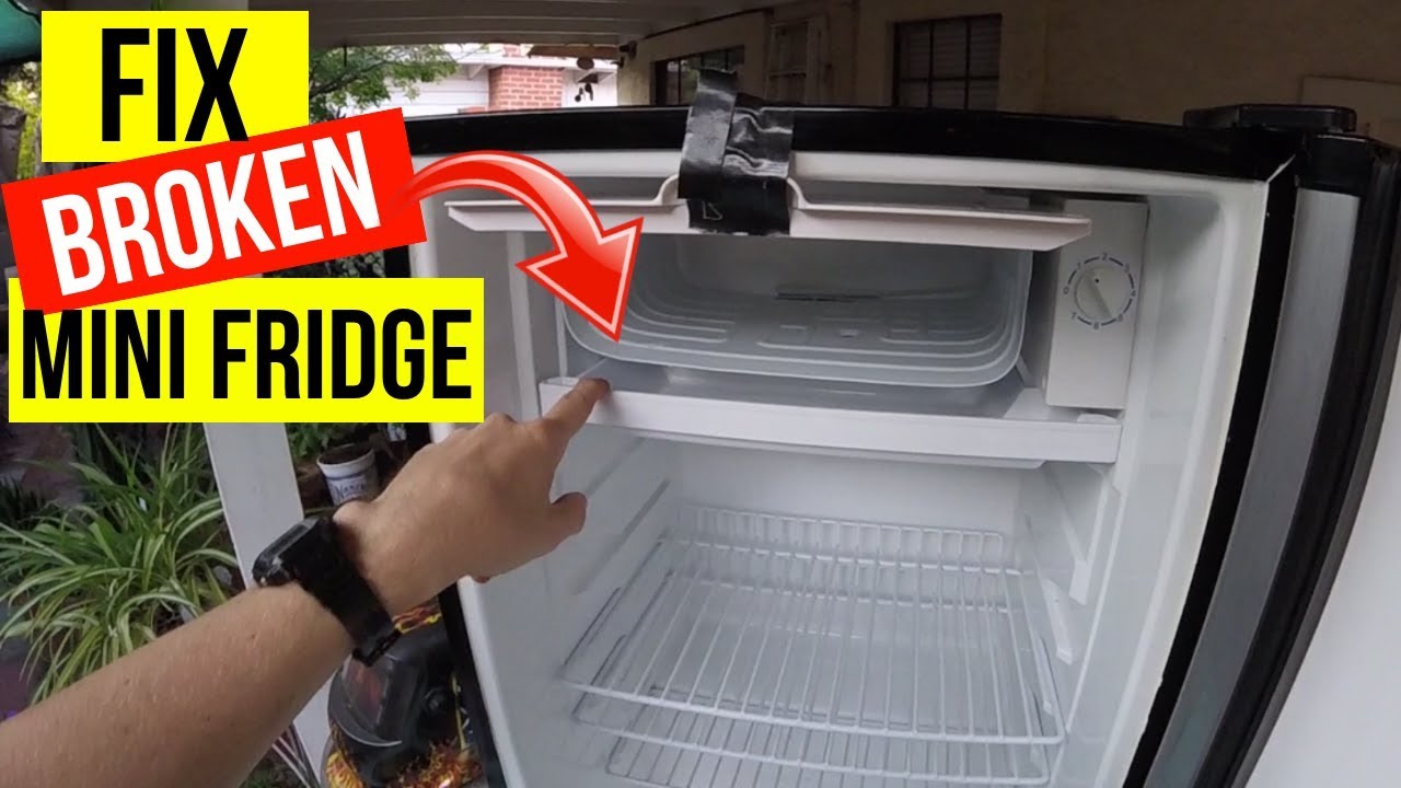 How To Fix a Broken Mini Fridge -Jonny DIY