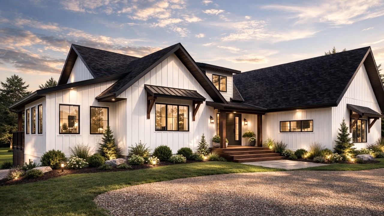 Max Vleeming Tallpine Farmhouse Virtual Renderings | Vleeming Custom Homes - YouTube