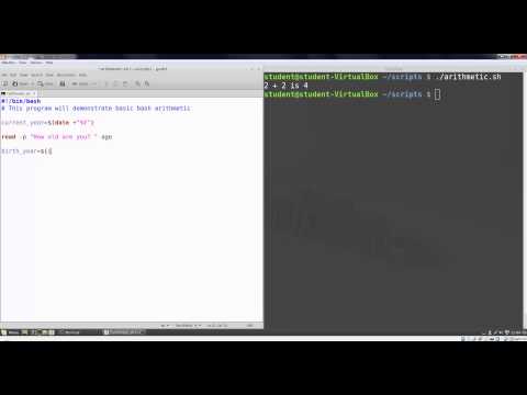 Video 4 - Bash Arithmetic