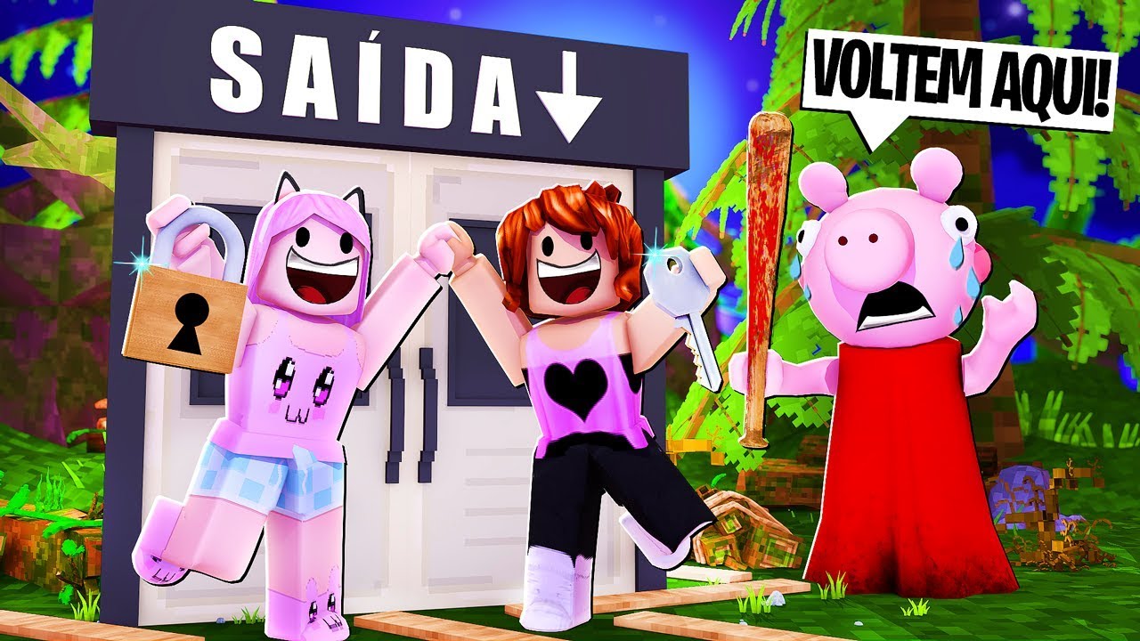 VIRAMOS A JULIA MINEGIRL E A VITÓRIA MINEBLOX NA PIGGY 