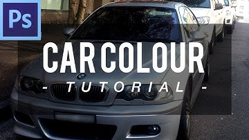 Car/Object Colour Change | Adobe Photoshop CS6 Beginner Tutorial