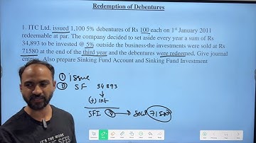 #5 SYBCOM SYBAF Redemption of Debentures  SINKING FUND |SEM 4 | MUMBAI UNIVERSITY | siraj shaikh |