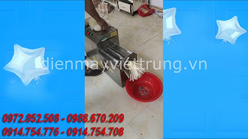 Máy thái củ cà rốt, khoai tây, củ cải dùng điện | Công ty TNHH Việt Trung