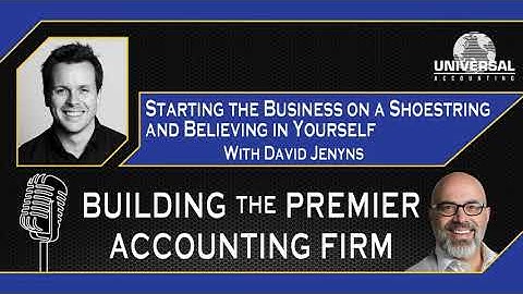 Starting the Business on a Shoestring and Believing in Yourself with David Jenyns