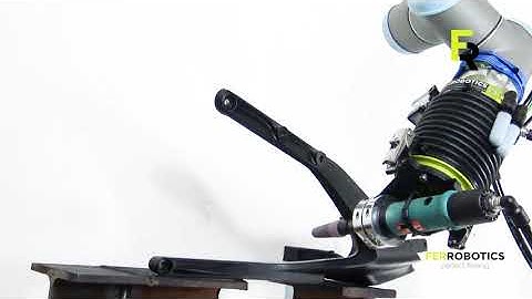 Automated deburring with ACF-Kit - Die Grinder by FerRobotics