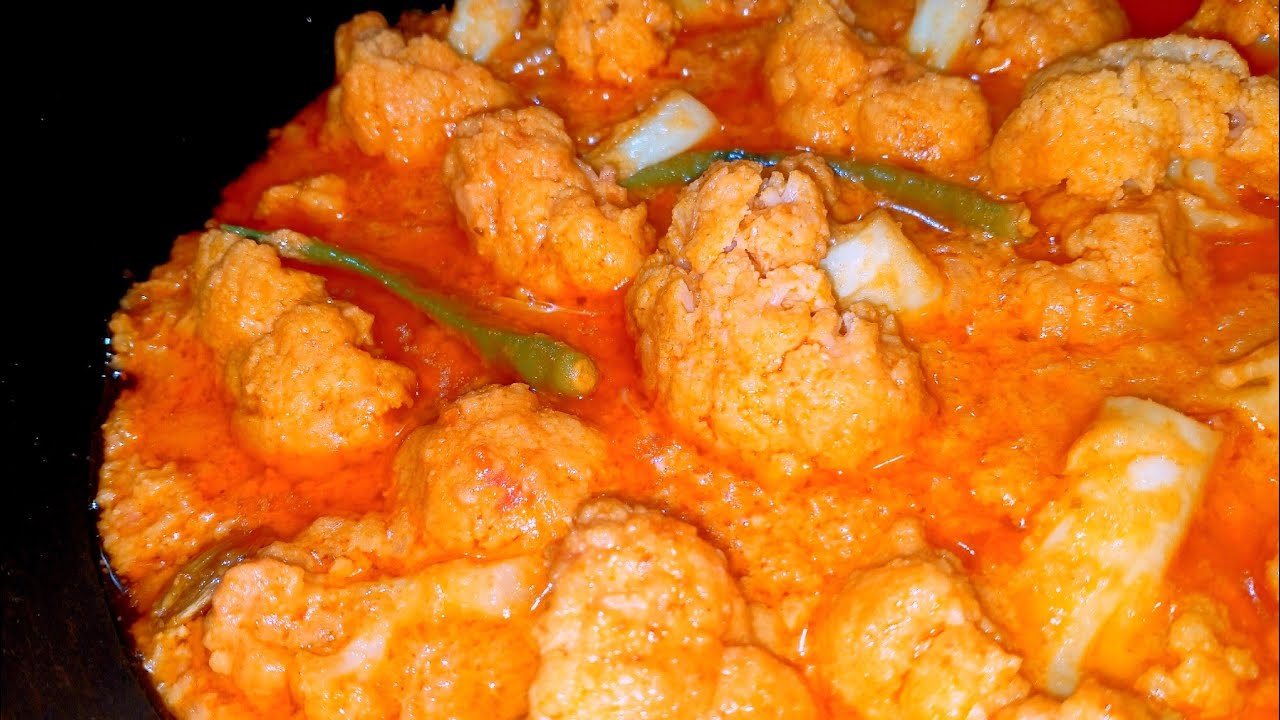রাজকীয় স্বাদে ফুলকপি কোরমা রেসিপি।। ফুলকপি রোস্ট রেসিপি।।Fulkopi Korma