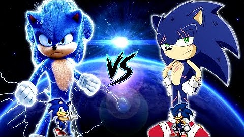 Sonic TP V4 OP (all form) VS Multiverse Sonic V2 OP (all form) in Jump Force Mugen