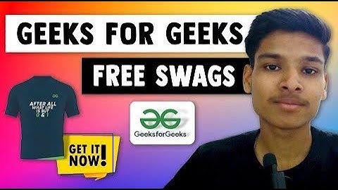 GeeksForGeeks free swags 🎁 | How to avail ? 😃