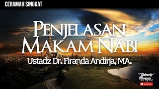 Fiqih Seputar Masjid - Penjelasan Makam Nabi - Ustadz Dr. Firanda Andrija, MA.
