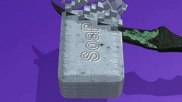 ASMR Cutting Game! Relaxing Sounds! Satisfying ASMR Cutting Video #24