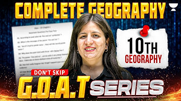 Class 10 SST 2026 | Complete Geography Revision | Shweta Ma