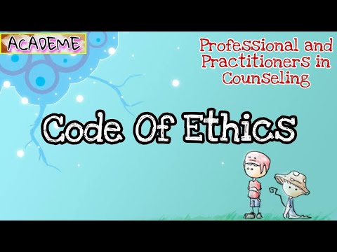 Code Of Ethics | Professional And Practitioners In Counseling